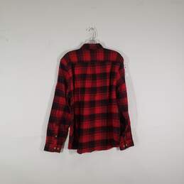 NWT Mens Plaid Regular Fit Collared Long Sleeve Button-Up Shirt Size Large alternative image