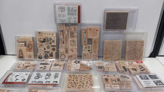 Lot of Crafting Supplies - Miscellaneous Rubber Stamp Blocks image number 5