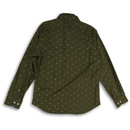 NWT Banana Republic Mens Green Spread Collar Long Sleeve Button-Up Shirt Size M alternative image