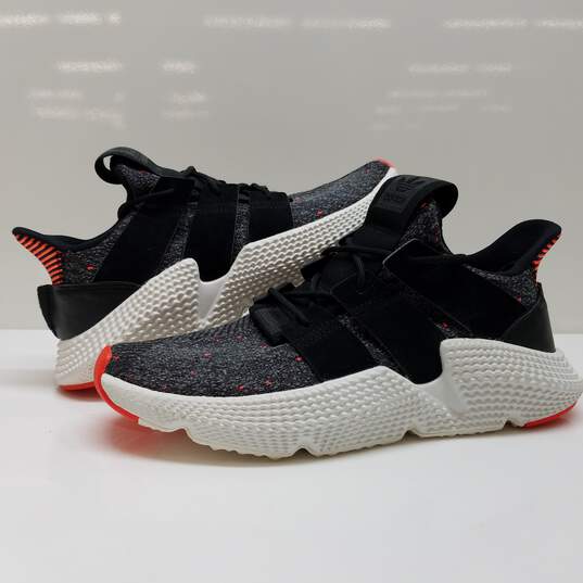 the Men's Adidas Prophere Black/Solar Red CQ3022 Basketball Shoes 8.5 GoodwillFinds