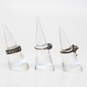 Assortment of 3 Sterling Silver Rings FOR REPAIR Size 5.25, 5.5, 6.5 - 7.9g image number 2