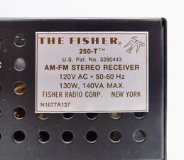 VNTG The Fisher Model 250-T AM-FM Stereo Receiver w/ Attached Power Cable alternative image