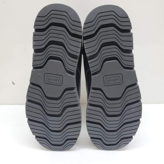 Levi's Mens Dean SH Hiker Chukka Ankle Boot in Black/Charcoal Men's 8 NIB image number 8