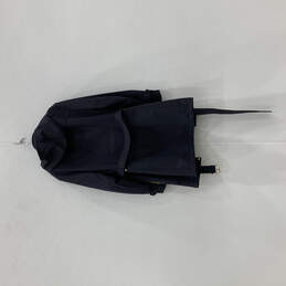 NWT Womens Blue Long Sleeve Hooded Belted Pocket Zip Rain Coat Size 3X alternative image