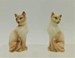 VTG Porcelain Japan Cat Kitten Figurines & Shakers W/ Corks alternative image