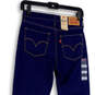 NWT Womens Blue 721 Denim Dark Wash High Rise Skinny Leg Jeans Size 27X30 image number 4