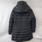Laundry by Shelli Segal Black Hooded Puffer Jacket Women's SP image number 2