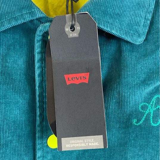 Levi Straus & Co. Blue Corduroy Jacket - Size Large image number 3