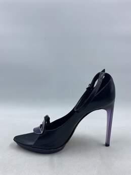 Authentic Yves Saint Laurent Purple Heel W 5.5 alternative image