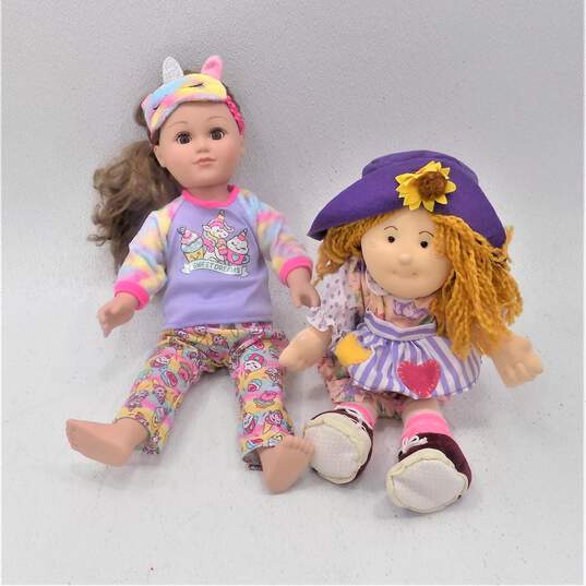 2 VNTG Dolls Sweetie Pie Kids Tessa Soft Ragdoll W/ Cititoy Play Doll Brown Hair & eyes image number 1
