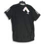 NWT Mens Black Crew Neck Short Sleeve Activewear T-Shirt Size Large image number 1
