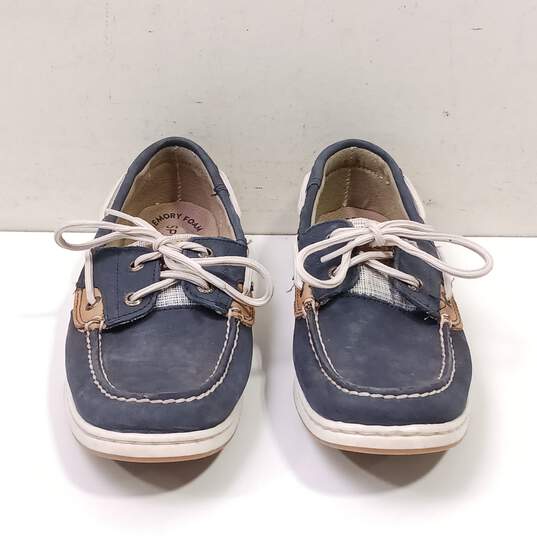 Sperry Top-Sider Women's Blue Leather Boat Shoes Size 7.5M image number 1