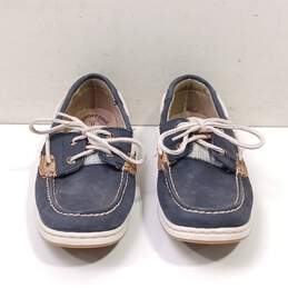 Sperry Top-Sider Women's Blue Leather Boat Shoes Size 7.5M