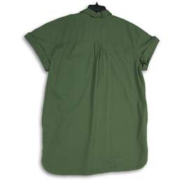 NWT GAP Womens Green Collared Short Sleeve Pullover Blouse Top Size XXL alternative image
