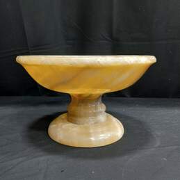 Vintage Tan Stone Bowl alternative image