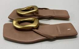 Jeffrey Campbell Linques 2 Leather Slide Thong Sandals Size 7 M