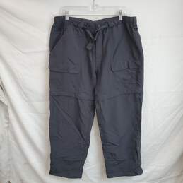 The North Face Dark Gray Belted Convertible Cargo Pants Men's Size XL