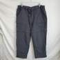 The North Face Dark Gray Belted Convertible Cargo Pants Men's Size XL image number 1