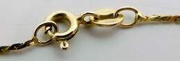 14k Yellow Gold Serpentine Chain Necklace 2.5g alternative image