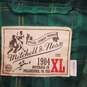 Mitchell & Ness MLB Men Green Plaid A's Jacket XL image number 4