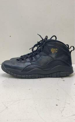 Jordan 10 Retro NYC Black Athletic Shoe Men 11