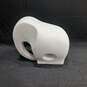 Ceramic Or Porcelain White Elephant Statue (5.8lbs) image number 2