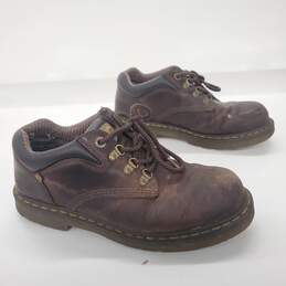 Dr. Martens Hylow SD Brown Leather Steel Toe Work Shoes Men's Size 10 / Women's Size 11