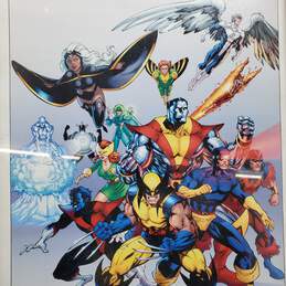 X-Men Marvel Comic Book Art Print Signed & Framed alternative image