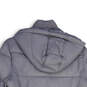 NWT Womens Gray Hooded Long Sleeve Full-Zip Puffer Jacket Size Small image number 3