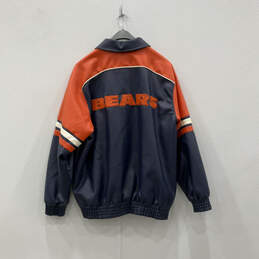 Mens Blue Orange Chicago Bears Long Sleeve Full Zip Football Jacket Sz XXL alternative image
