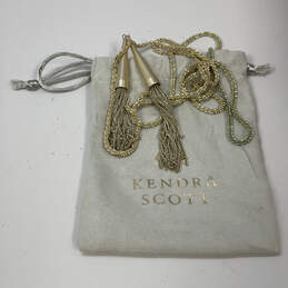 Designer Kendra Scott Phara Lariat Tassel Pendant Necklace w/ Dust Bag