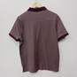 Michael Kors Men's Maroon Short Sleeve Polo Shirt Size L image number 2