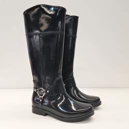 Michael Kors Rubber Harness Rain Boots Black 6