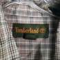 Mens Plaid Collared Long Sleeve Chest Pocket Button-Up Shirt Size Large image number 3
