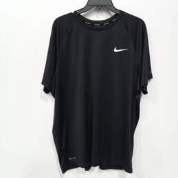 Nike Men's Swim Black T-Shirt Size XL