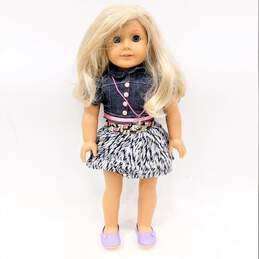 American Girl Doll Blonde Hair Blue Eyes