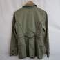 Green military style jacket women's 4 image number 2