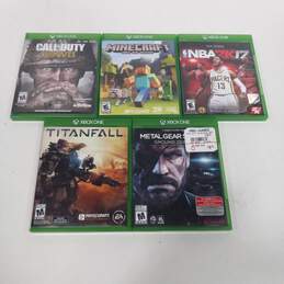 Bundle Of 5 Assorted Xbox One Video Games alternative image