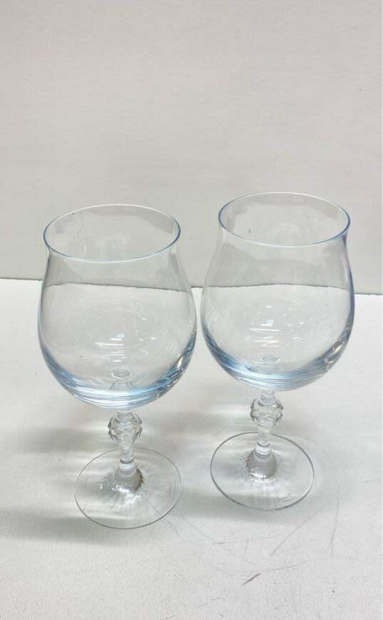 Baccarat Wine Glasses Designer Stemware by Jean-Charles Boisset 2 set Pc. image number 2