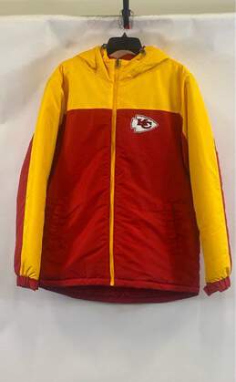 NFL Men's Red/Yellow Kansas Chiefs Jacket-L NWT