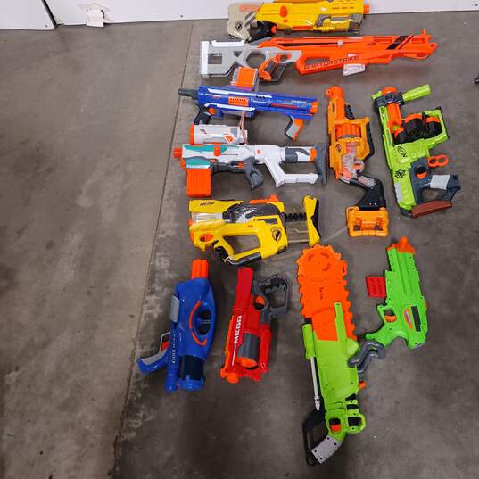 Bundle of 11 Assorted Nerf Dart Guns image number 1