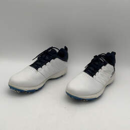 Mens Go Golf Ultra Go White Leather Round Toe Lace-Up Golf Shoes Size 9 alternative image