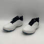 Mens Go Golf Ultra Go White Leather Round Toe Lace-Up Golf Shoes Size 9 image number 2