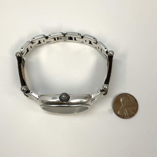 Designer Silpada Stainless Steel Analog Dial Quartz Chain Strap Wristwatch image number 3
