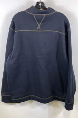 NWT Weatherproof Vintage Mens Black Long Sleeve Mock Neck Henley Sweater Size XL alternative image