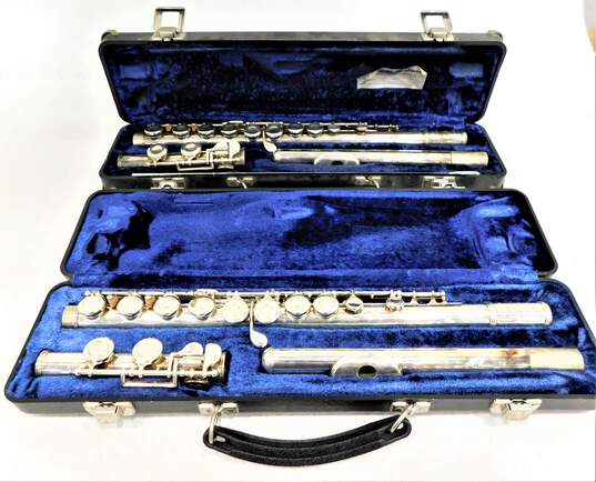 W. T. Armstrong Brand 104 Model Flutes w/ Cases (Set of 2) image number 1