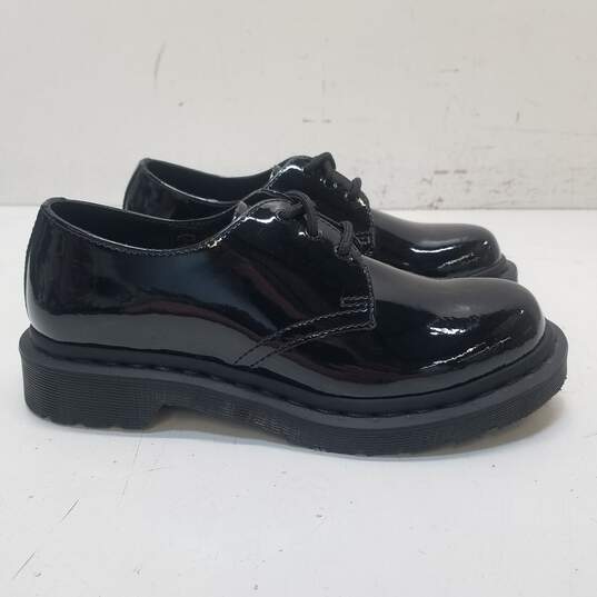 Dr Martens Patent 1461 Lace Up Loafers Black 6 image number 1