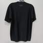 Mens Black Heatgear Short Sleeve Crew Neck Pullover T Shirt Size Medium image number 2