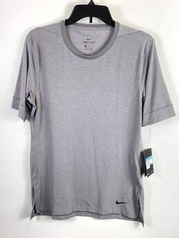 Nike Men Gray Dri Fit T Shirt M