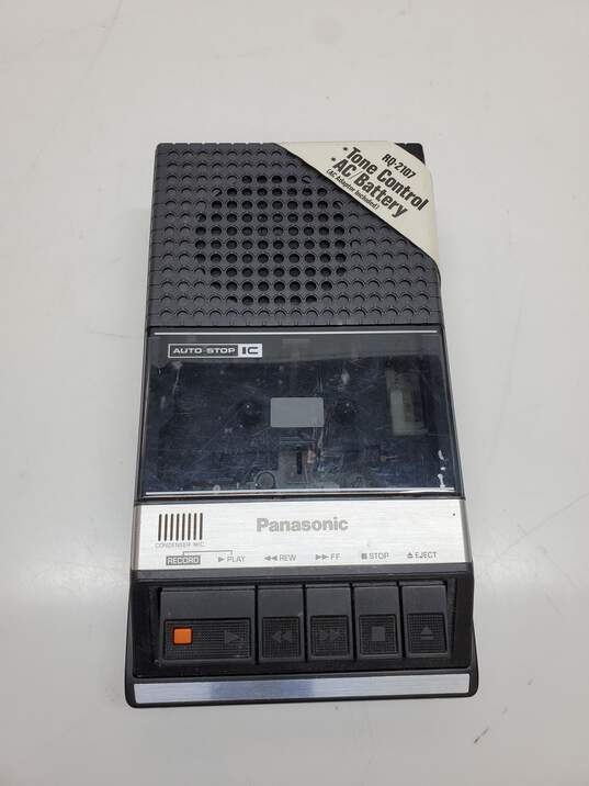 Vintage Panasonic RQ-2107 Portable Cassette Tape Recorder Untested image number 1